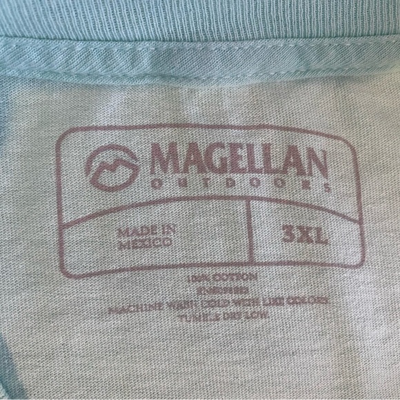 Magellan Outdoors Big Men FishGear Size 3XL Graphic Long Sleeve Spellout T-shirt - Picture 7 of 8